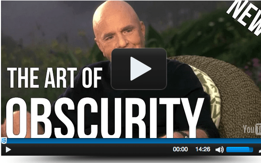 Wayne Dyer - The Art Of Obscurity