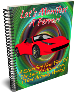 Let's Manifest A Ferrari ecover 3D - 600px